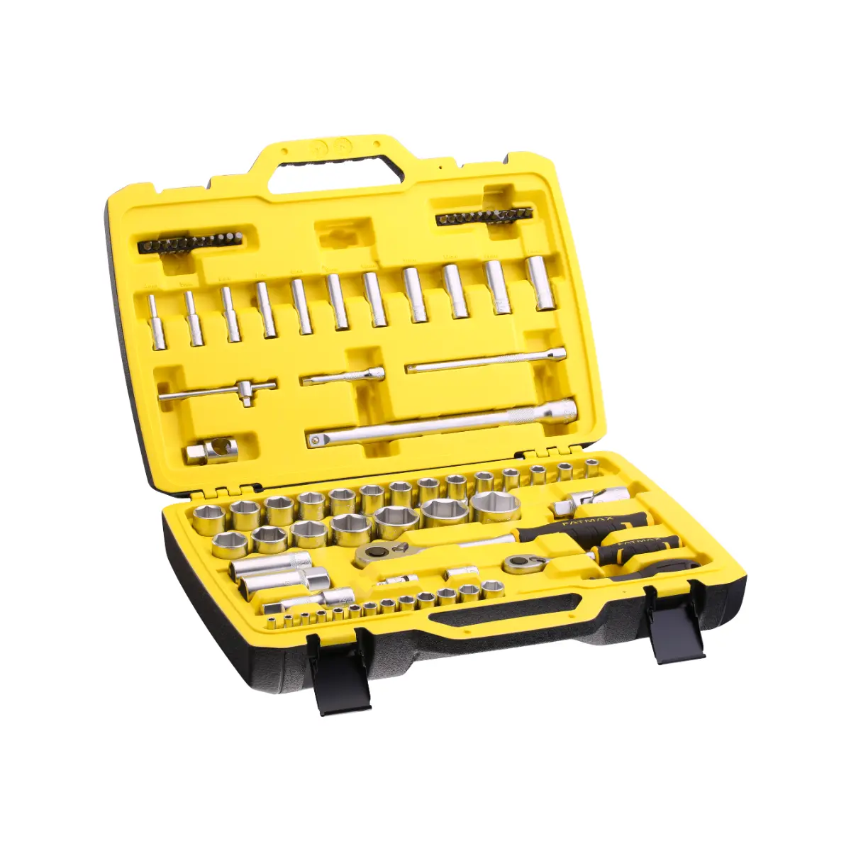 STANLEY FATMAX 1/2 + 1/4 Zoll Steckschlüssel Set, 81-teilig