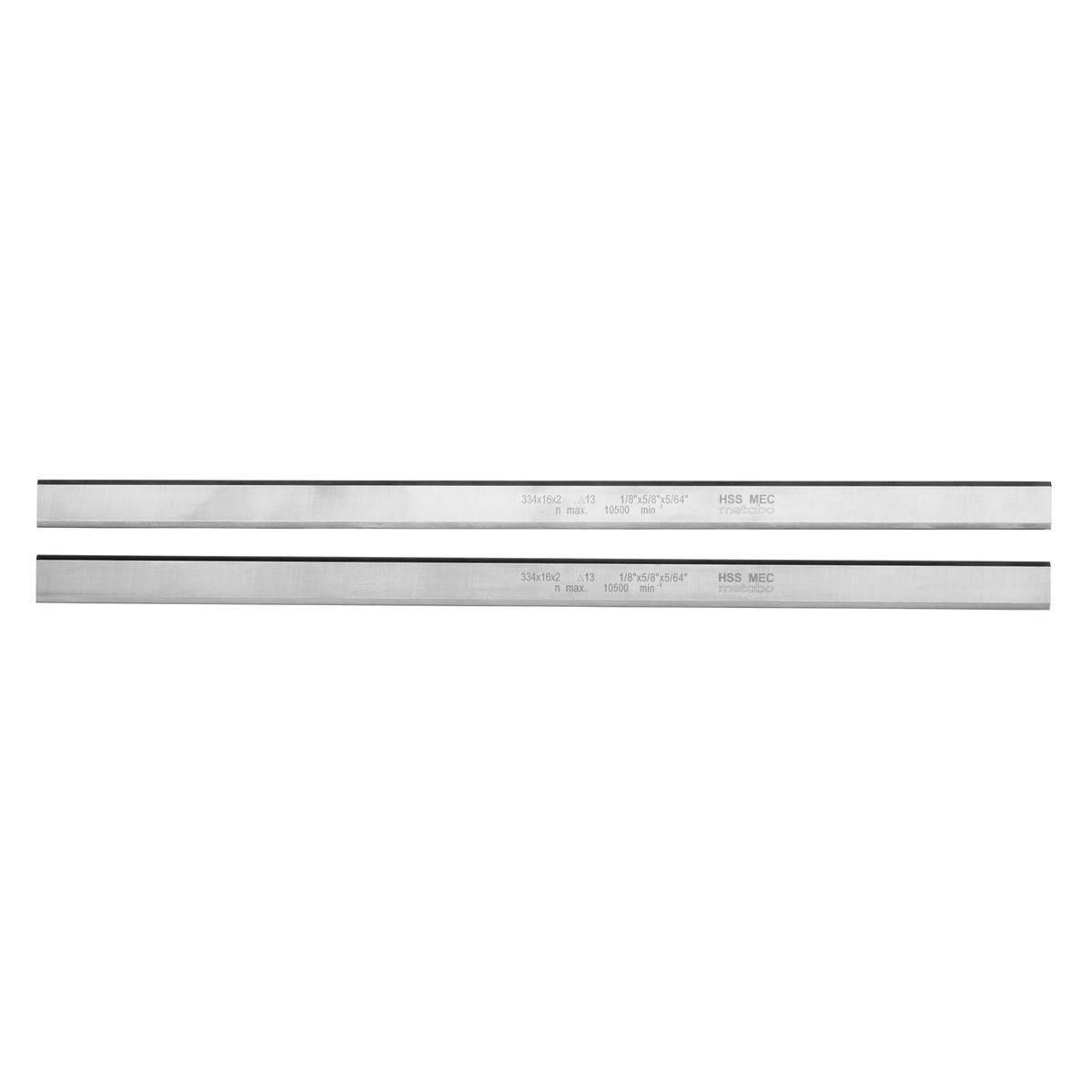 Metabo HSS Wende-Hobelmesser 334x16x2mm - 2 Stück