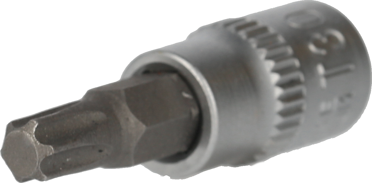 Brilliant Tools 1/4" Torx-Bit-Stecknuss, mit Stirnlochbohrung