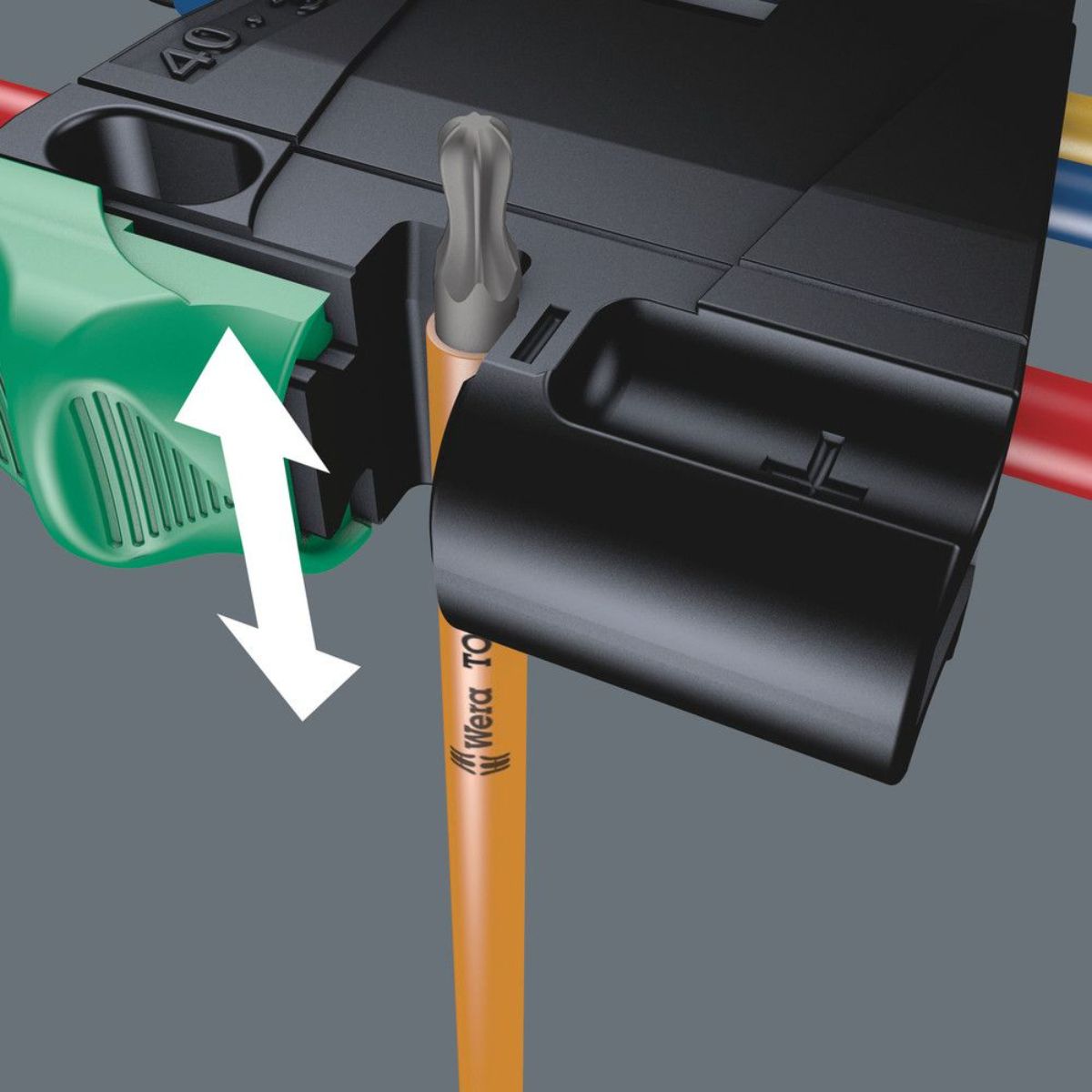 Wera 967/9 TX BO Multicolour 1 SB Winkelschlüsselsatz, BlackLaser, 9-teilig