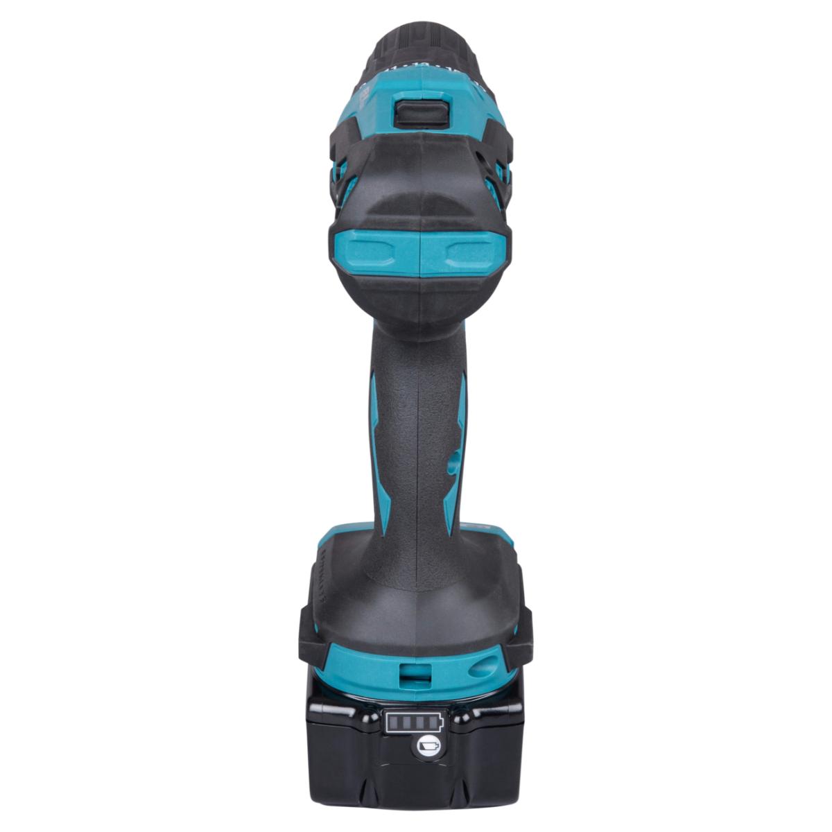 Makita Akku-Schlagbohrschrauber 18V / 5,0 Ah, 2 Akkus + Ladegerät im MAKPAC, inkl. MAKPAC-Organizer 191X80-2