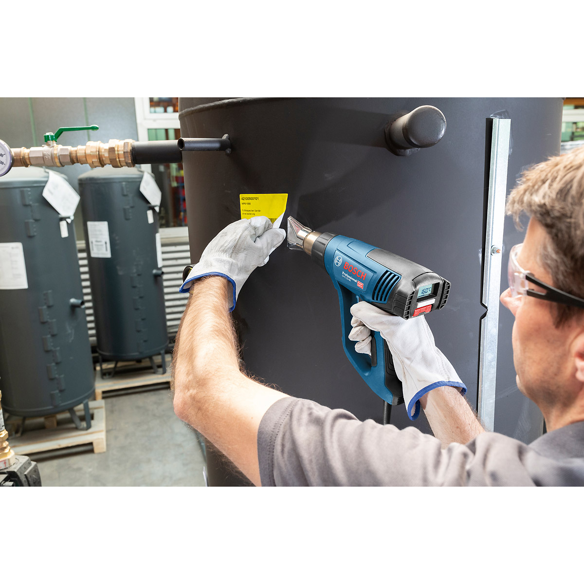 Bosch Heißluftgebläse GHG 23-66, 2 Düsen