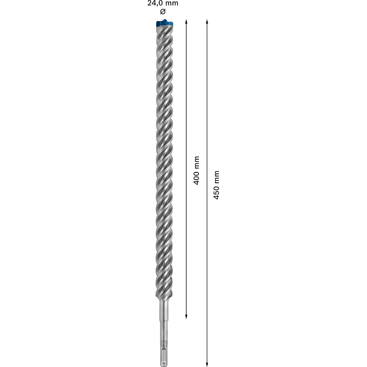 Bosch EXPERT SDS plus-7X Hammerbohrer, für Bohrhämmer ø 24 mm
