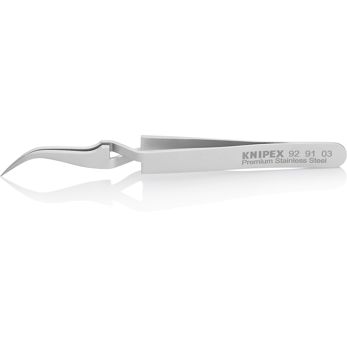 KNIPEX Präzisionskreuzpinzette Edelstahl angewinkelt