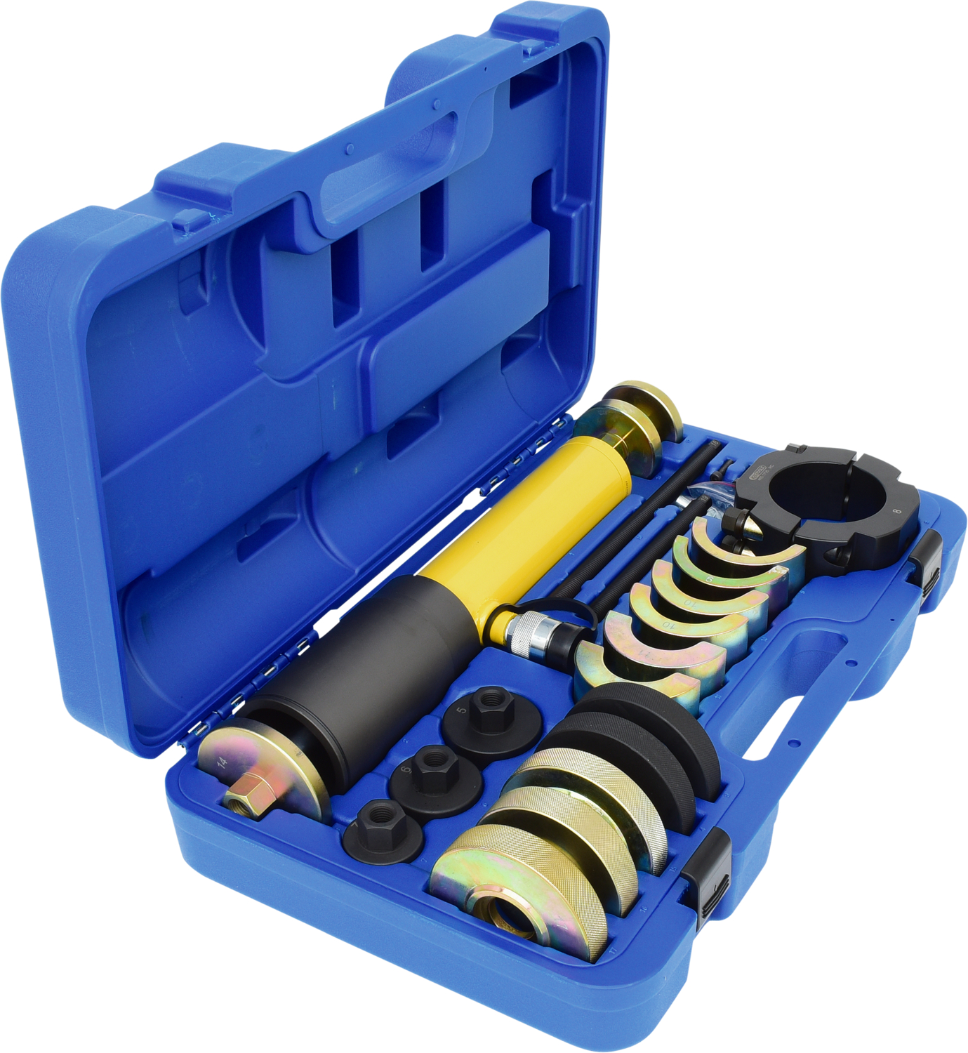 KS Tools Schlitzbuchsen-Werkzeug-Satz für Silentlager-Schlitzbuchsen, 19-tlg