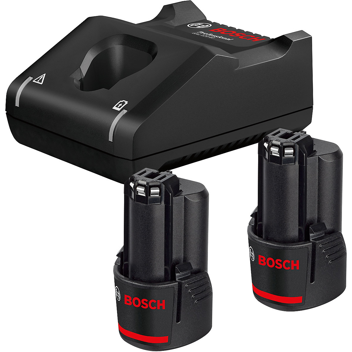 Bosch Akku Starter-Set: 2 x GBA 12 Volt, 3.0 Ah und GAL 12V-40