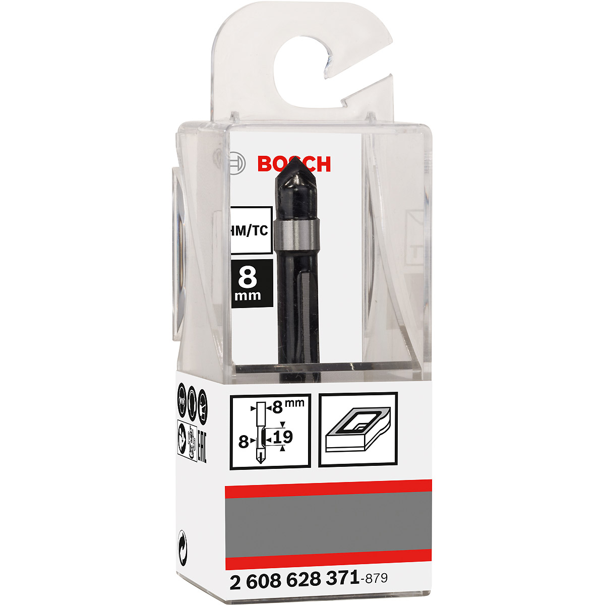 Bosch PRO Kopierfräser, 8 mm, D1 8 mm, L 18,6 mm, G 66 mm