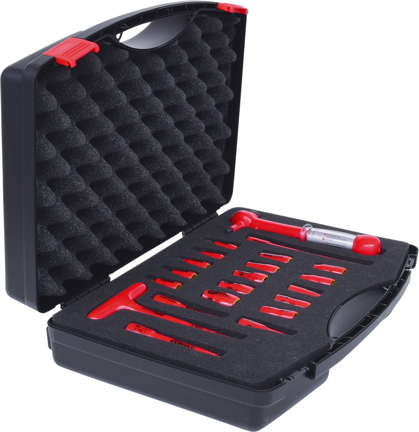 KS Tools 1/4" Steckschlüssel-Satz mit isolierten Werkzeugen, 21-tlg