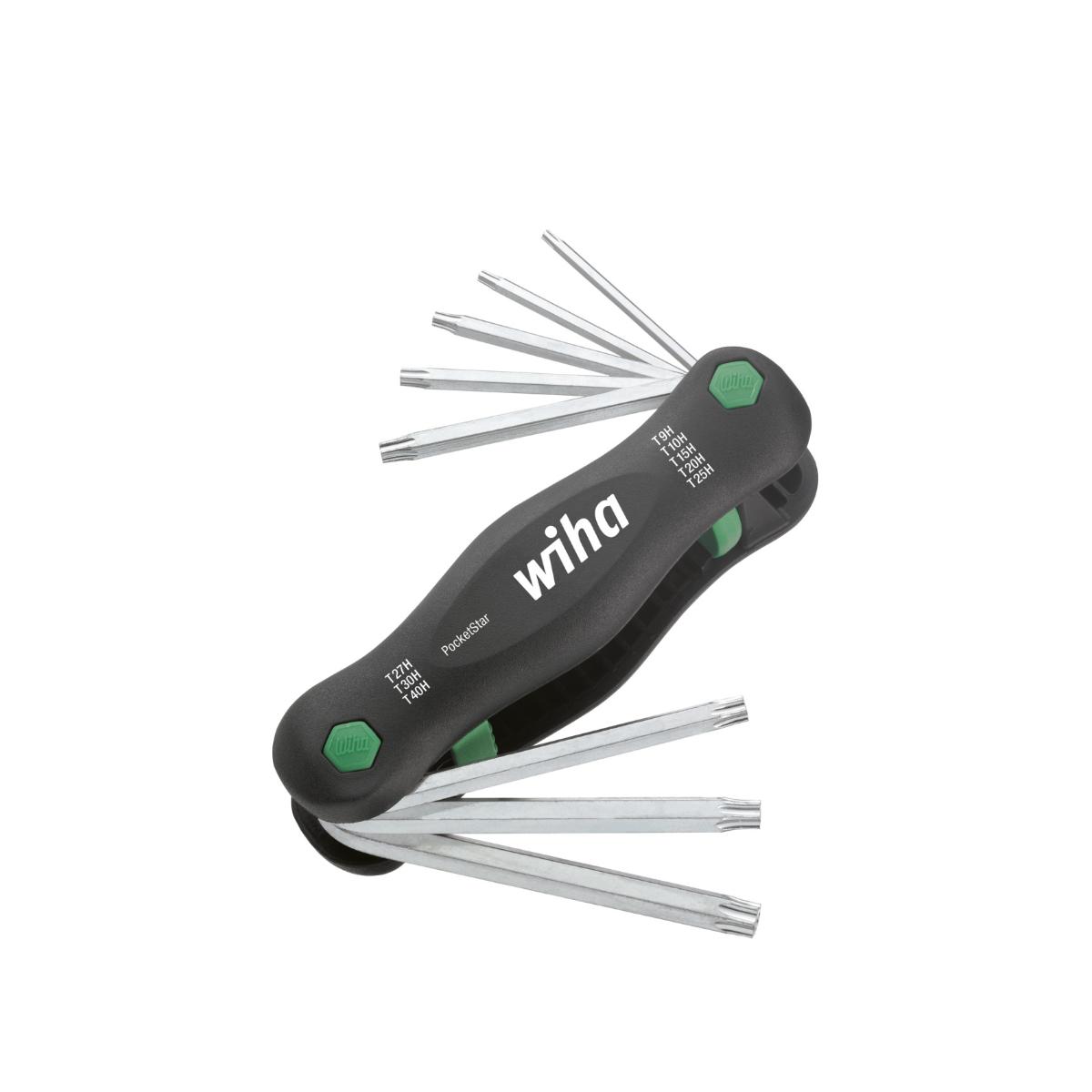 Wiha Multitool PocketStar TORX Tamper Resistant (mit Bohrung) 8-teilges Set