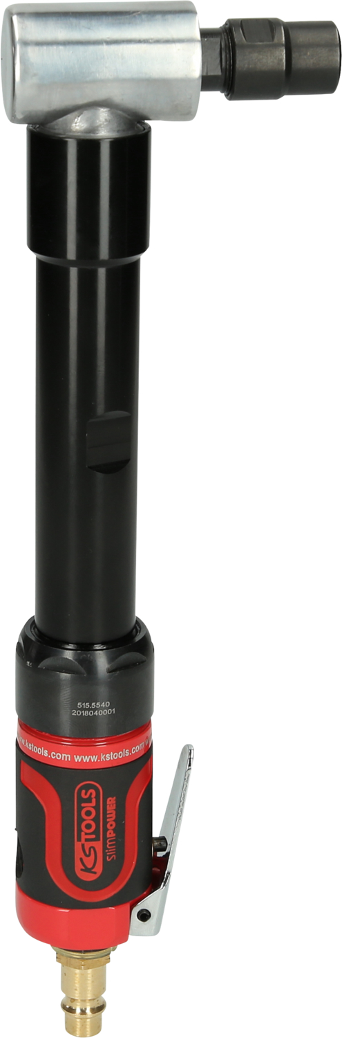 KS Tools SlimPOWER Mini-Druckluft-Winkelstabschleifer, 18.000 U-min