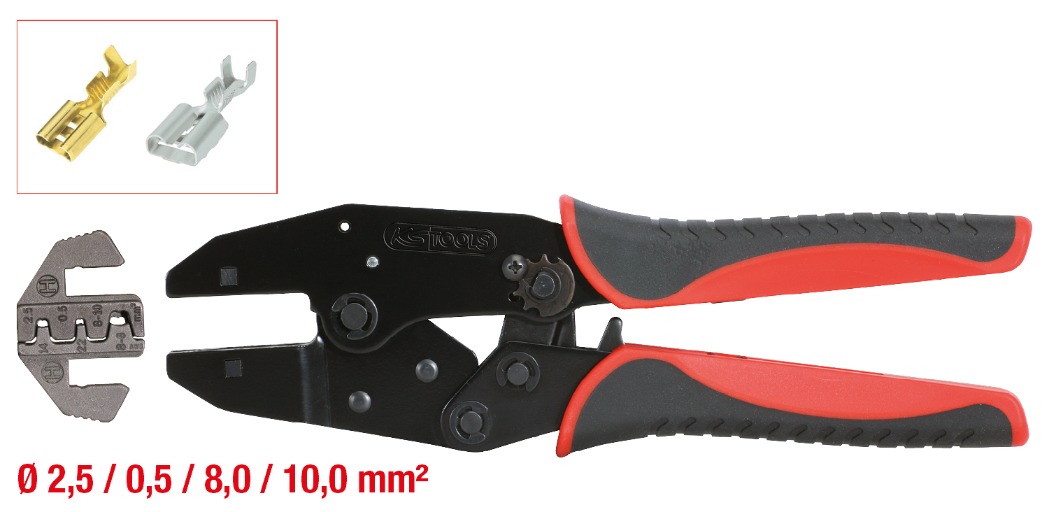 KS Tools Crimpzange für Steckhülsen