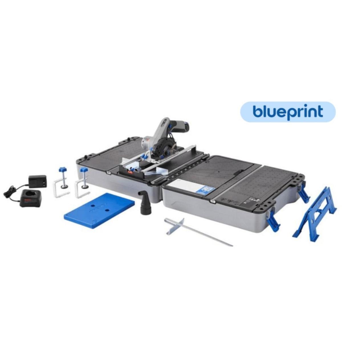DREMEL® Blueprint Mobile Sägestation Akku-Kreissäge + Sägetischkoffer