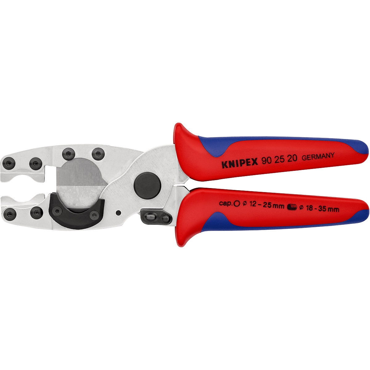 KNIPEX Rohrschneider für Verbundrohre 210 mm verzinkt mit Mehrkomponenten-Hüllen