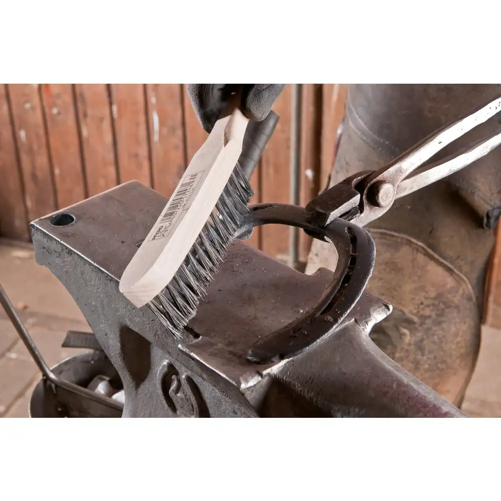 PFERD TOOLS Handbürste für Kehlnähte HBK 3reihig Stahl-Draht 0,35 mm