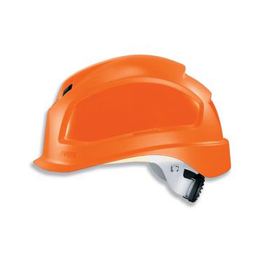 uvex pheos B-S-WR Schutzhelm mit Lüftung- mit Drehradsystem - gekürztem Schirm 
