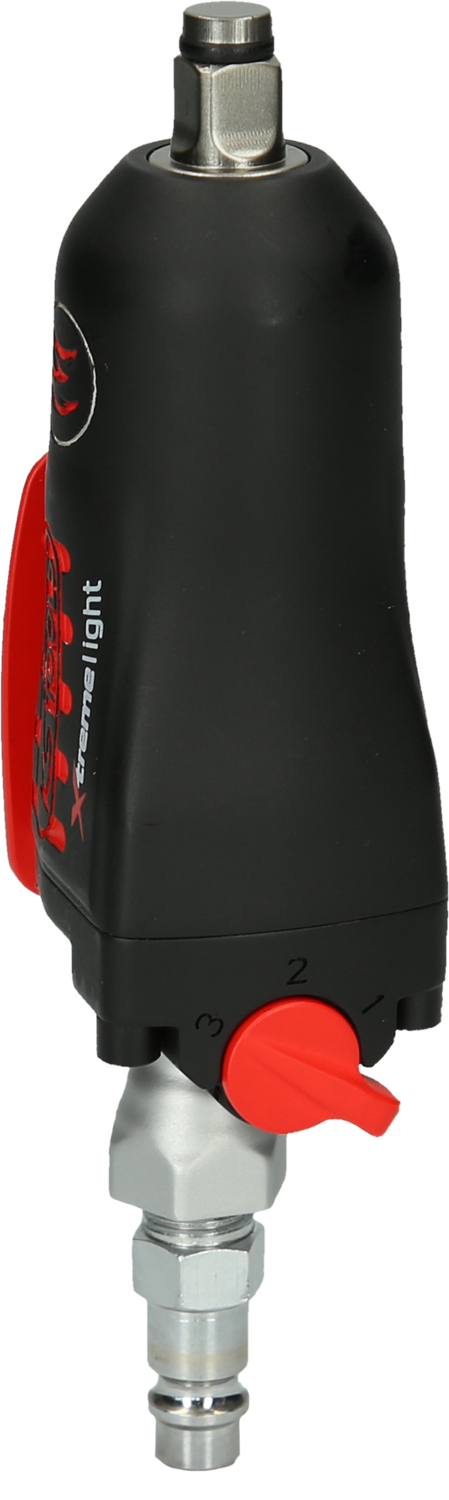 KS Tools 3/8" MONSTER Xtremelight Mini-Druckluft-Schlagschrauber mit Umschaltwippe, 108Nm
