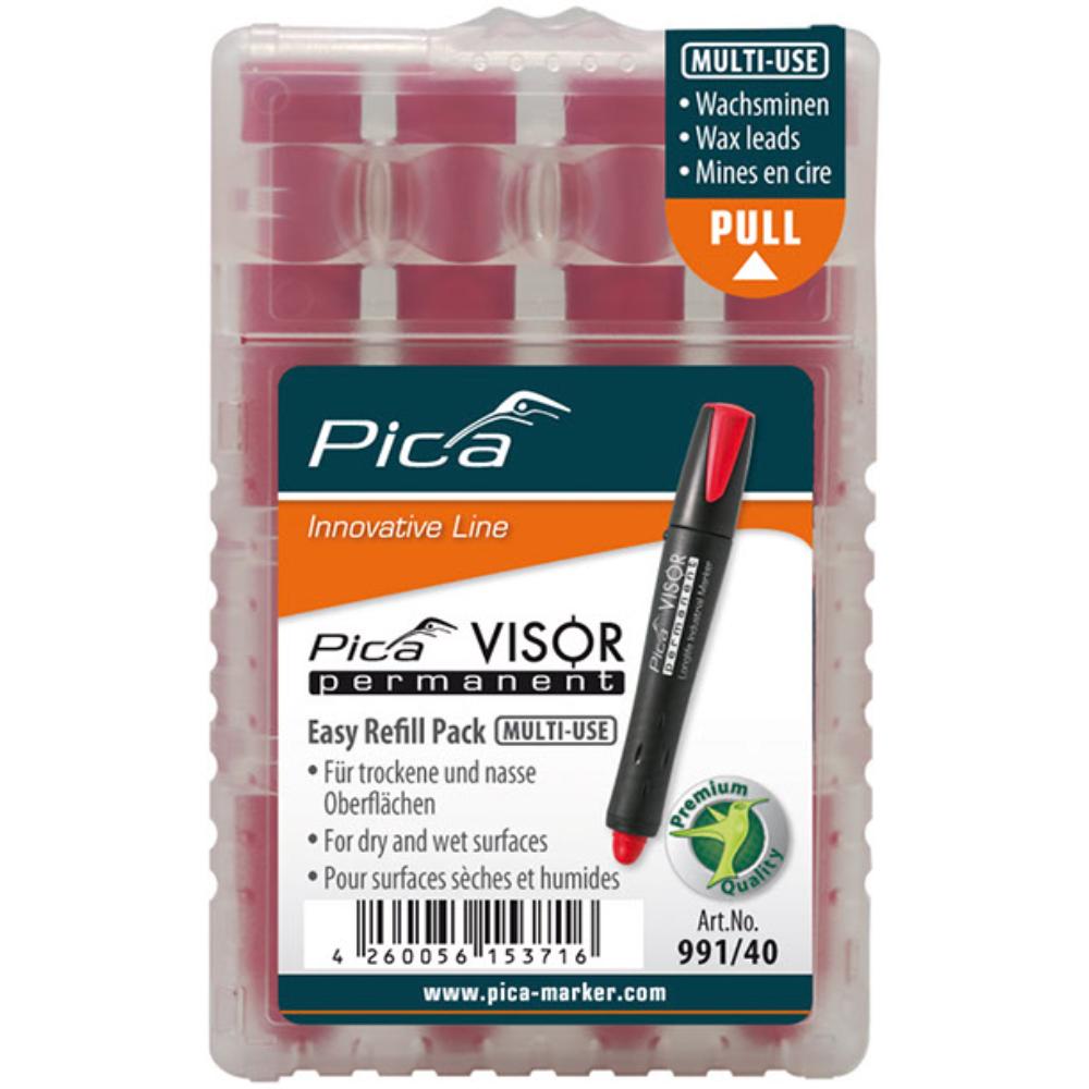 Pica VISOR permanent Ersatzminen, 4 Minen/Etui