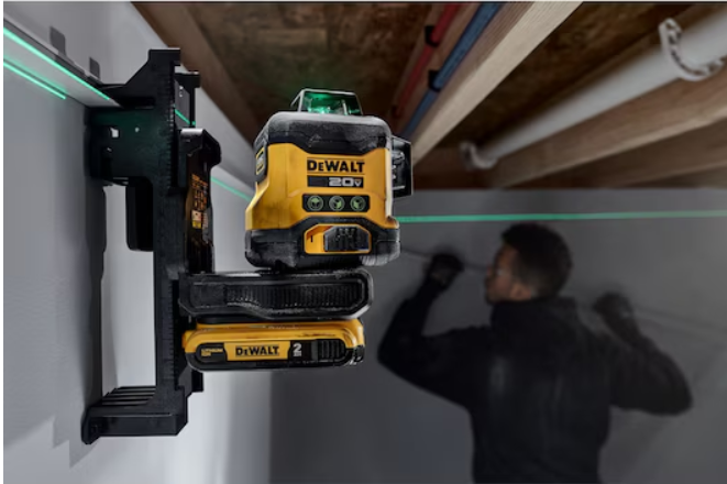DEWALT Akku-Multi-Linienlaser 3x360° 18V + Akku + Schnellladegerät