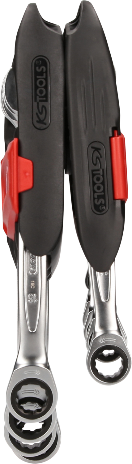 KS Tools GEARplus Ratschenringmaulschlüssel-Satz, 10-tlg