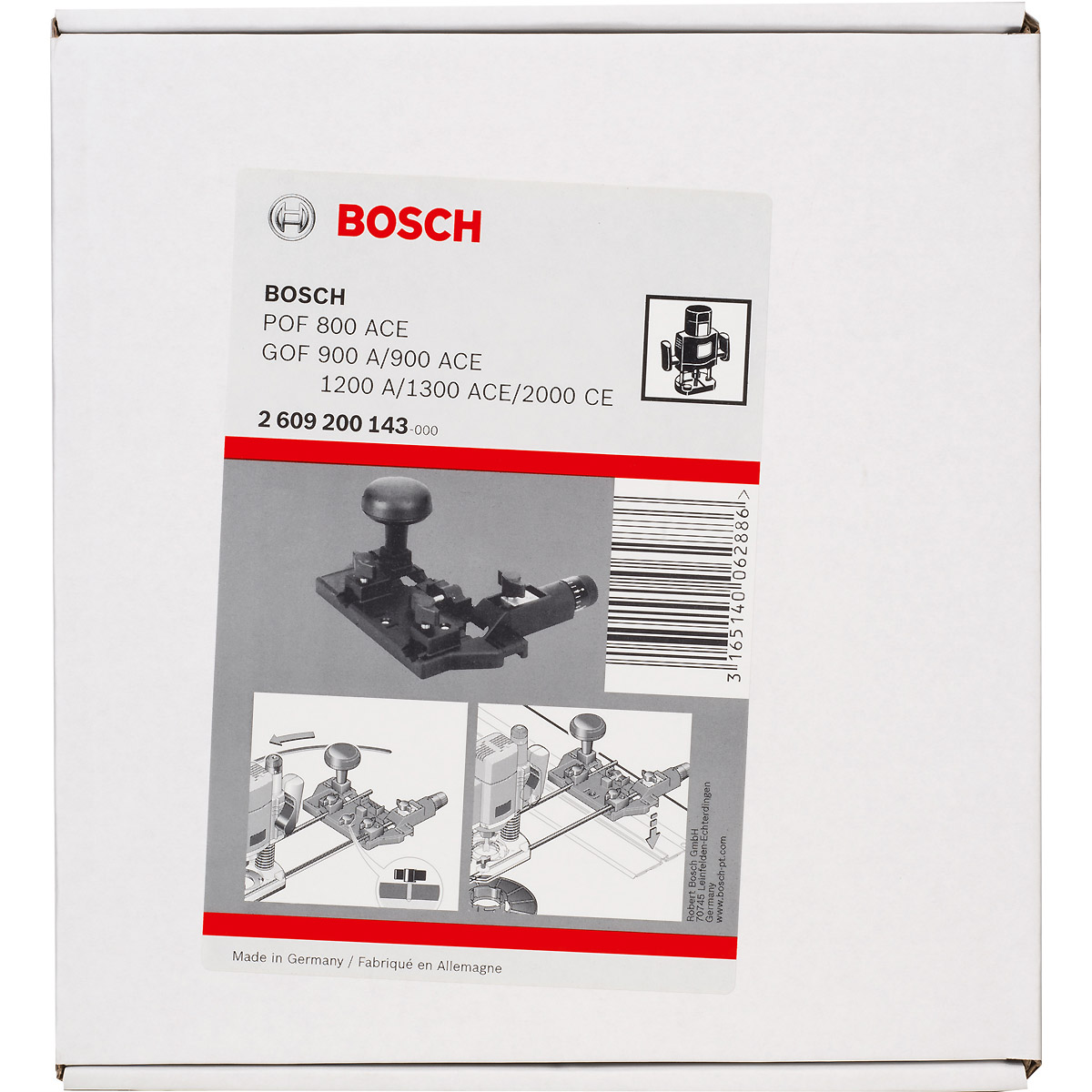 Bosch Fräszirkel und Führungsschienenadapter für Bosch-Oberfräsen
