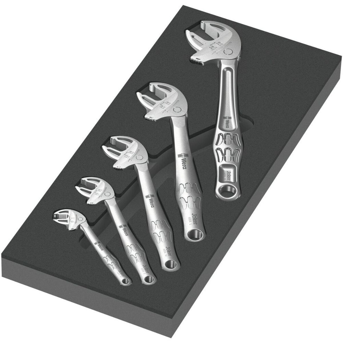 Wera 9732 Schaumstoffeinlage 6004 Joker Set 1, 5-teilig