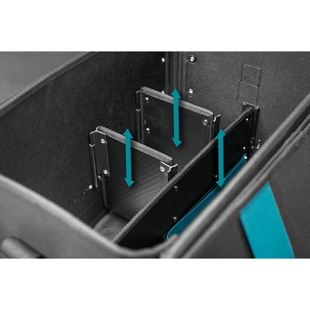 Makita Verstärkter Werkzeugkoffer 505x295x265 mm - 3,80 kg - 32,0 l - E-15394