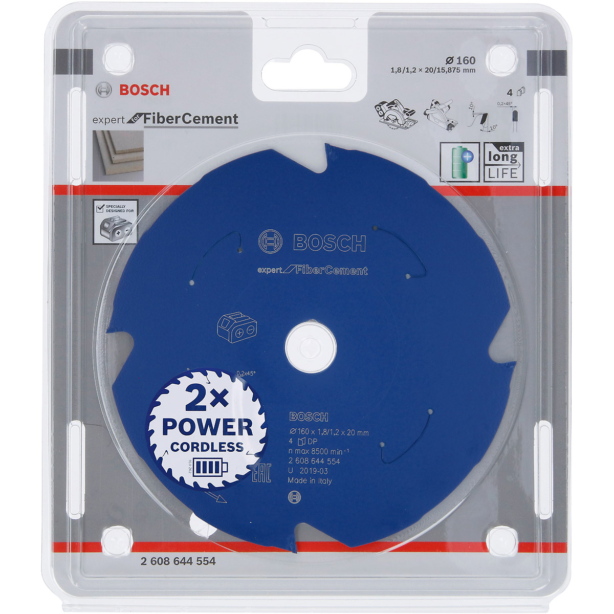 Bosch Akku-Kreissägeblatt Expert for Fibre Cement