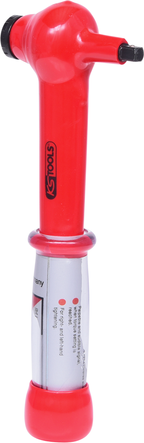 KS Tools 1/4" Mini Drehmomentschlüssel mit Schutzisolierung und Umschalt-Ratschenkopf