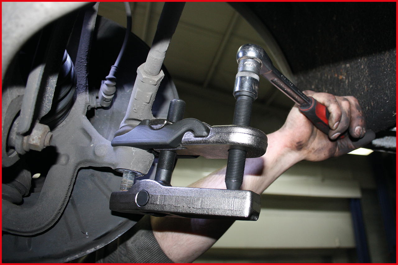 KS Tools Universal Kugelgelenk-Ausdrücker-Satz mit auswechselbaren Gabeln, 7-tlg