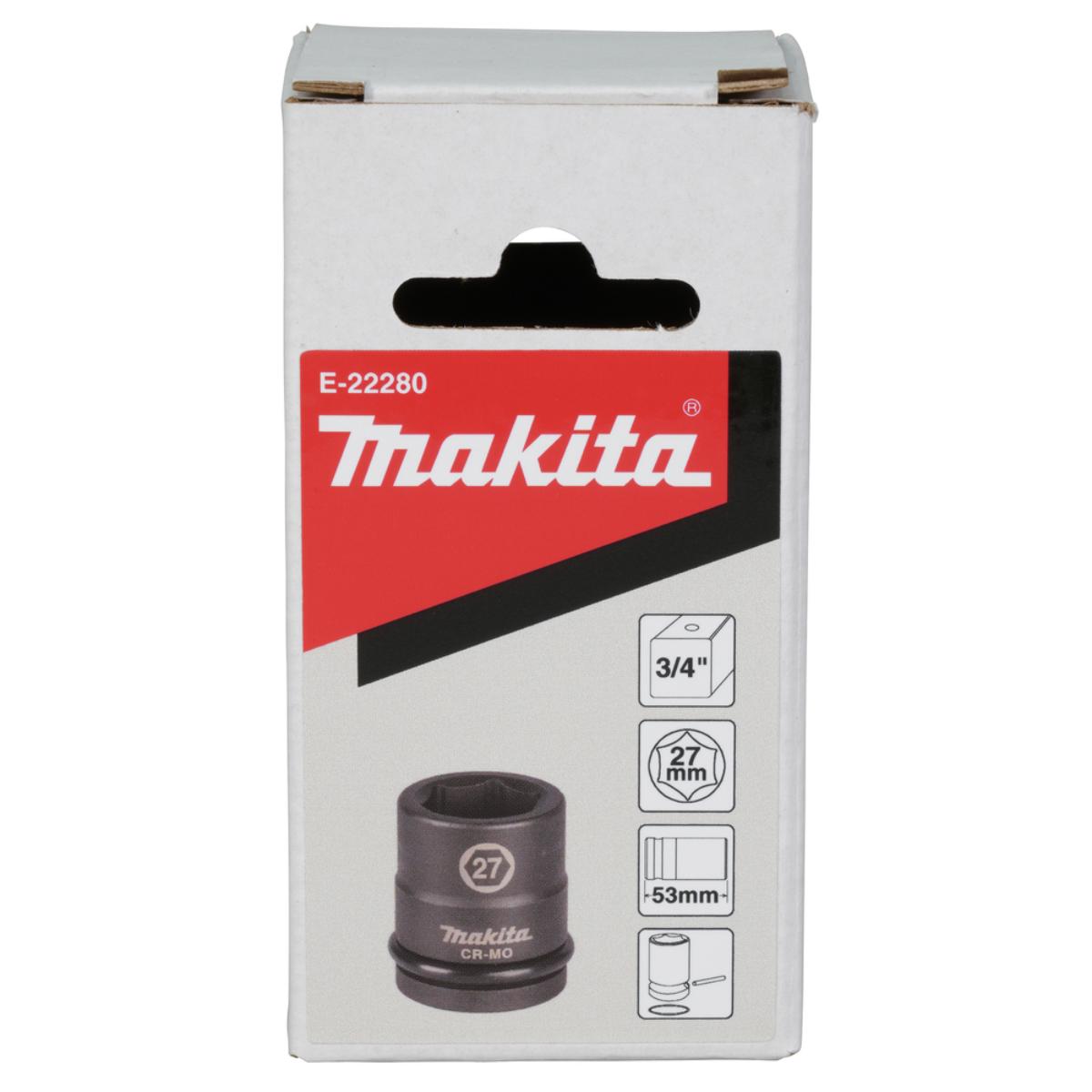 Makita Schlagnuss 3/4 Zoll - inkl. O-Ring und Stift - CR-MO