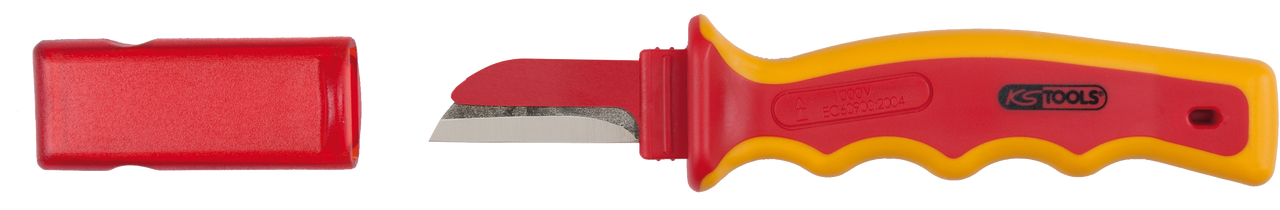 KS Tools Kabelmesser mit Schutzisolierung, 205mm