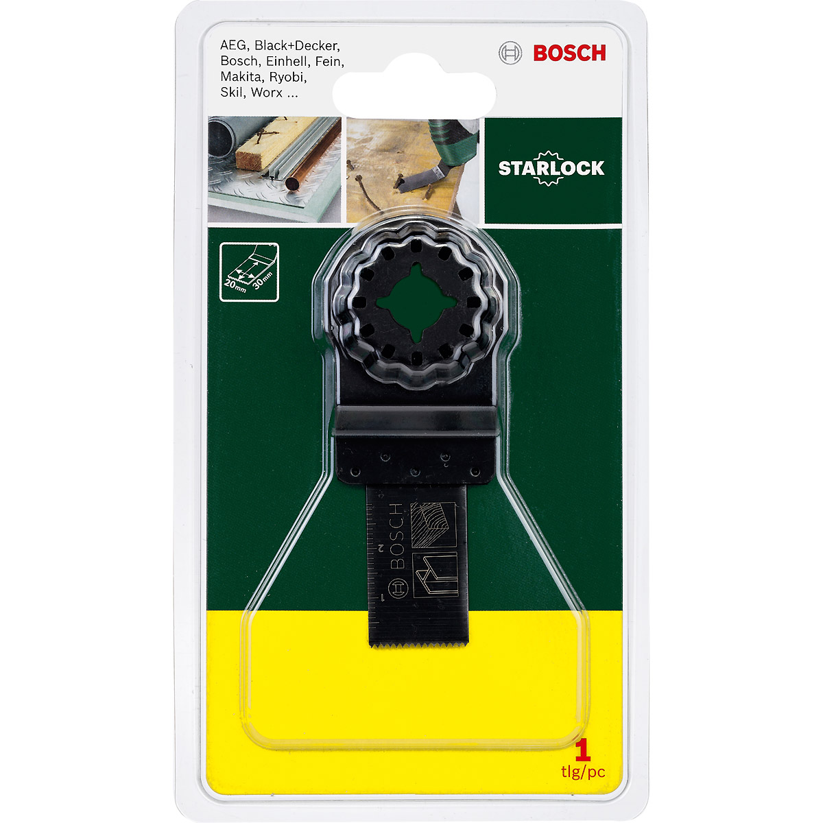 Bosch Tauchsägeblatt Wood and Metal Starlock BIM, 20 x 30 mm