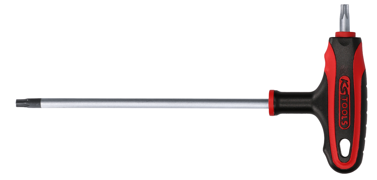 KS Tools T-Griff-Torx-Winkelstiftschlüssel,Bohrung