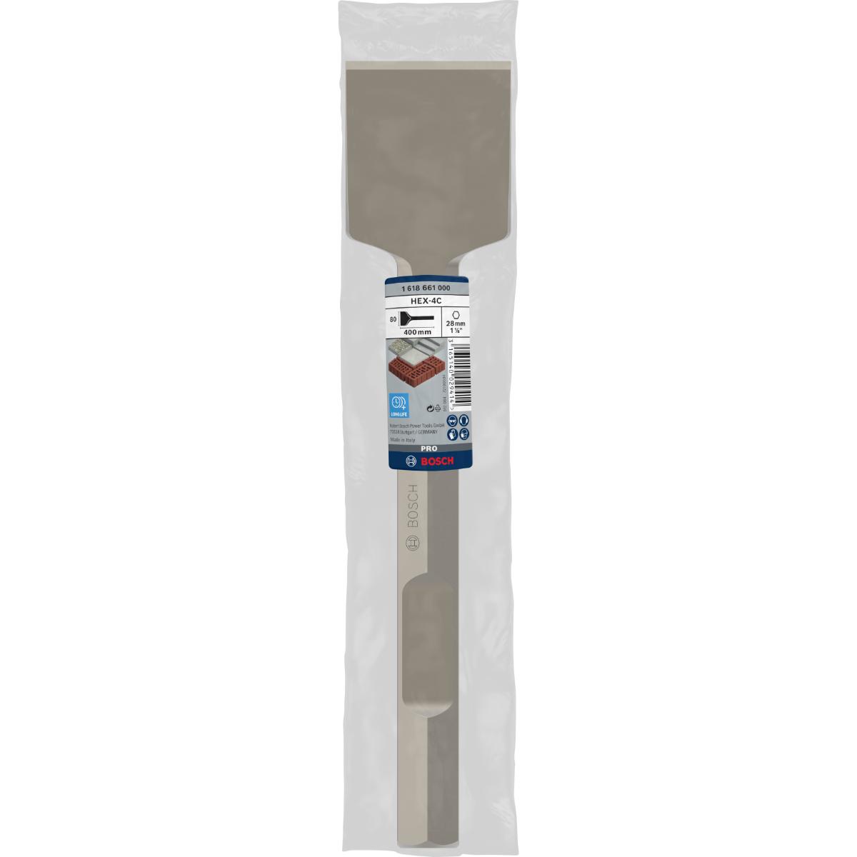 Bosch PRO Spatmeißel mit 28-mm-Sechskantaufnahme, 400 x 80 mm