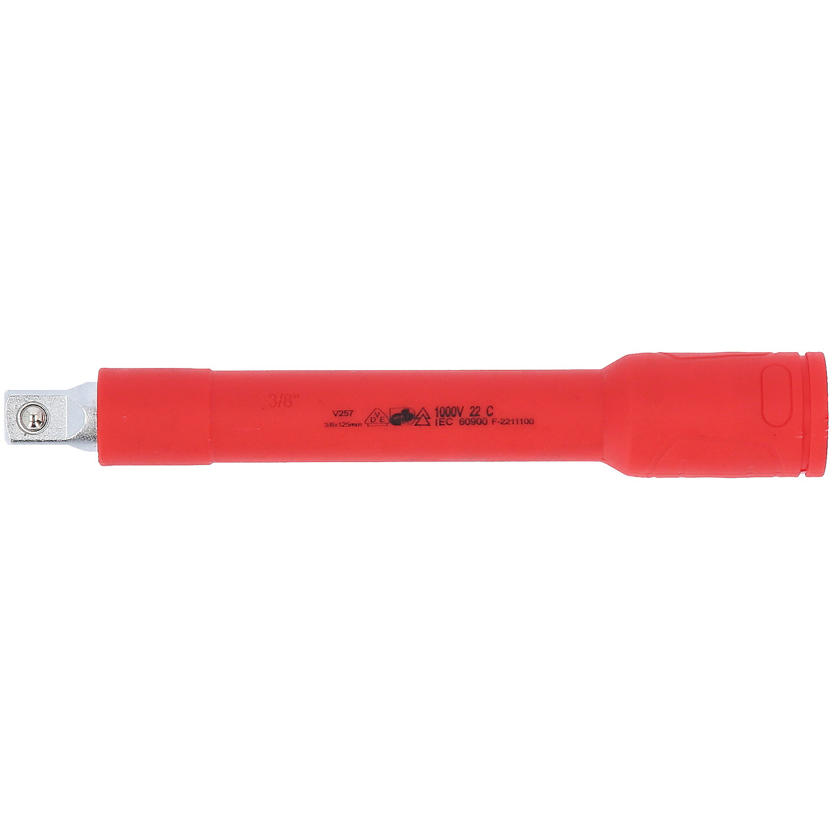 KS Tools 3/8" Verlängerung mit Schutzisolierung und Schraubenarretierung