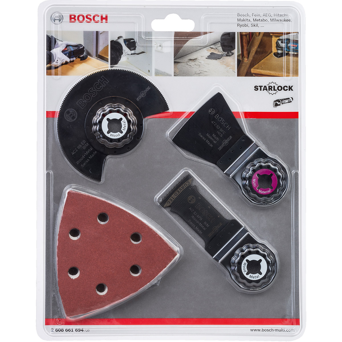 Bosch Universal-Set, 13-teilig, für Multi-Cutter, Wood and Paint