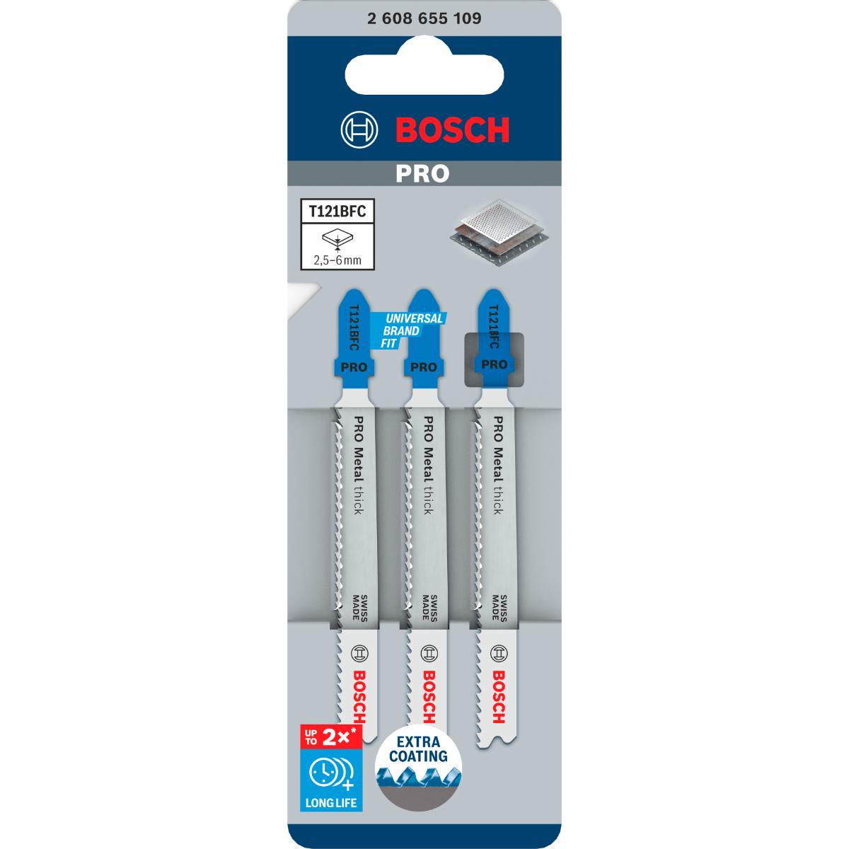 Bosch PRO Metal thick T121BFC Stichsägeblatt,92 mm