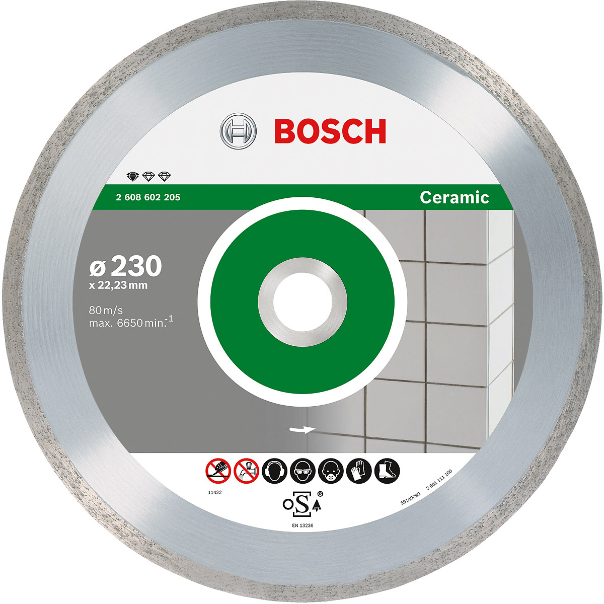 Bosch Diamanttrennscheibe Standard for Ceramic