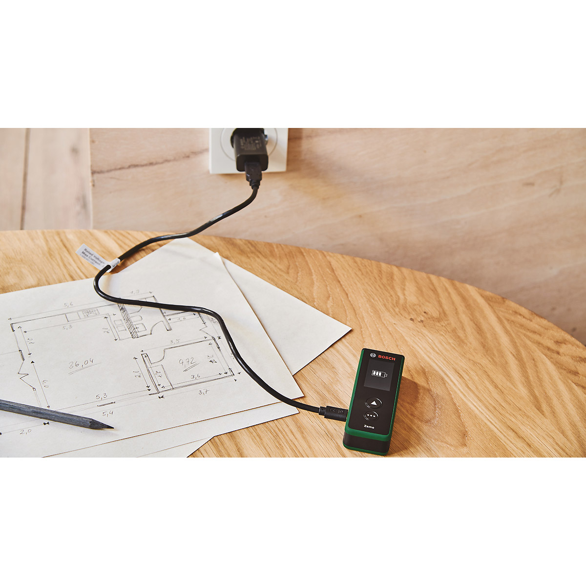 Bosch Digitaler Laser-Entfernungsmesser Zamo