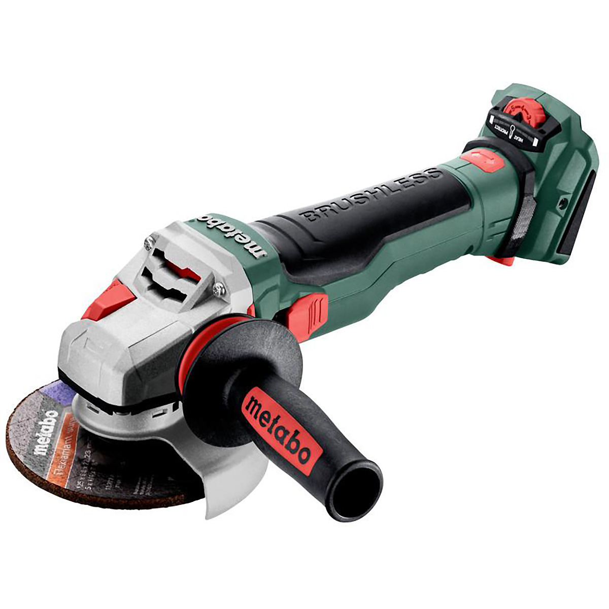Metabo Akku-Winkelschleifer WVB 18 LTX BL 15-125 Quick mit Bremse, Drehzahlregelung, Schnellspannmut