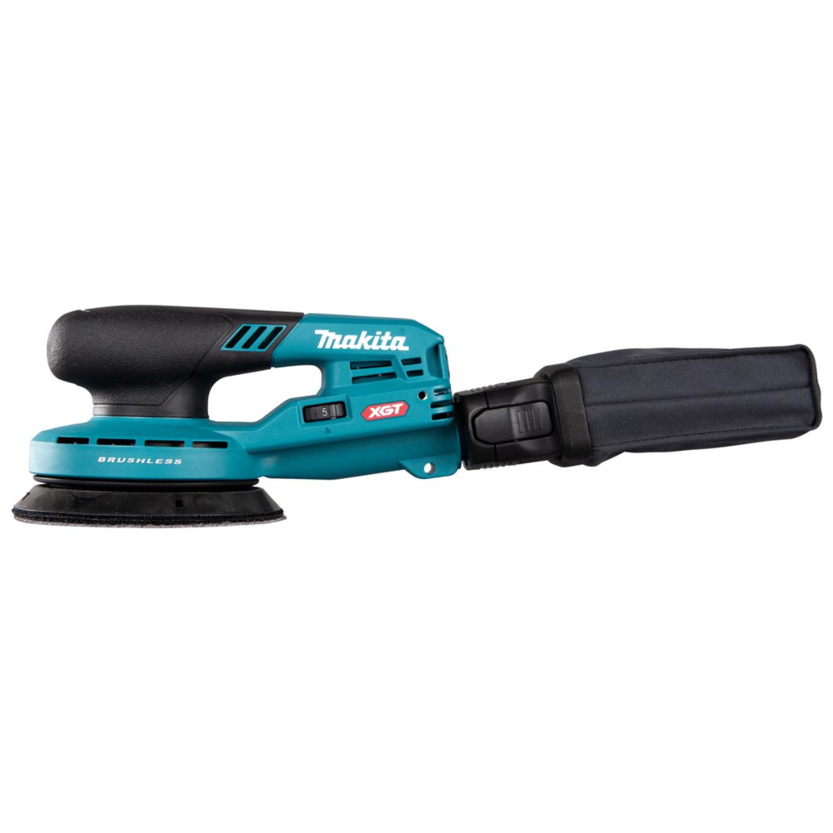Makita Akku-Exzenterschleifer XGT - Connector - 125 mm Ø - 5,0 mm Hub - 1,6 m Kabel - BO001CGZ