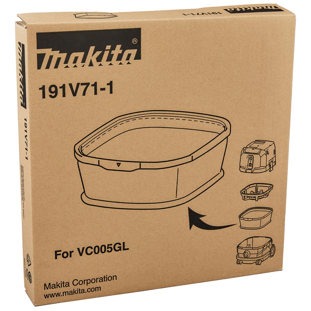 Makita Textilfilter VC003GL - VC005GL - 191V71-1
