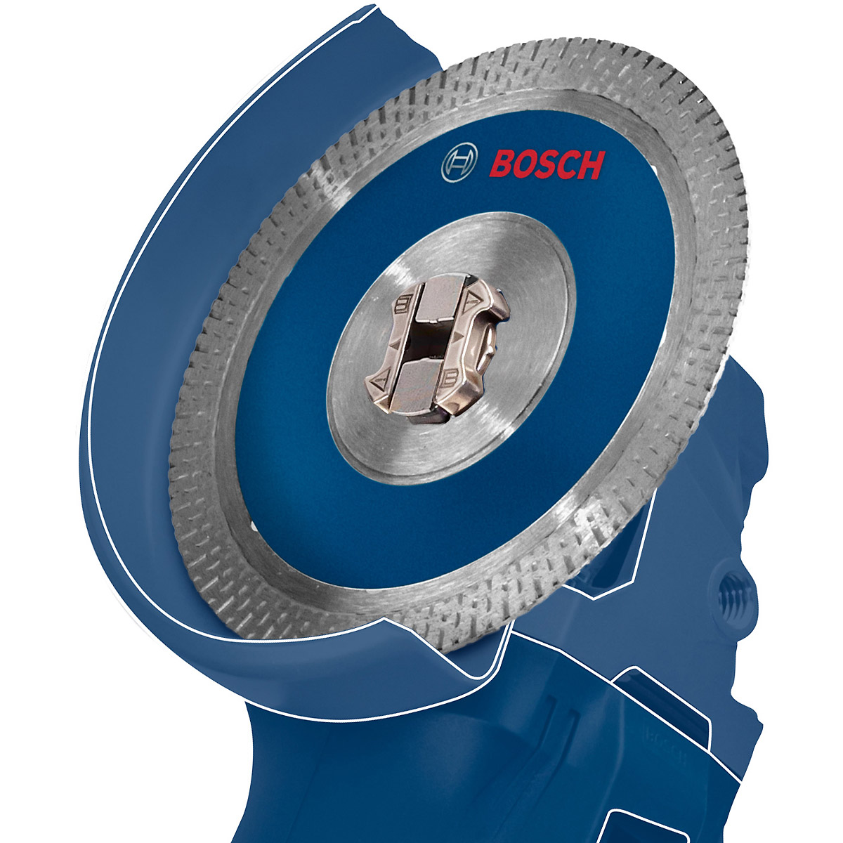 Bosch EXPERT MultiMaterial X-LOCK Diamanttrennscheiben, für kleine Winkelschleifer