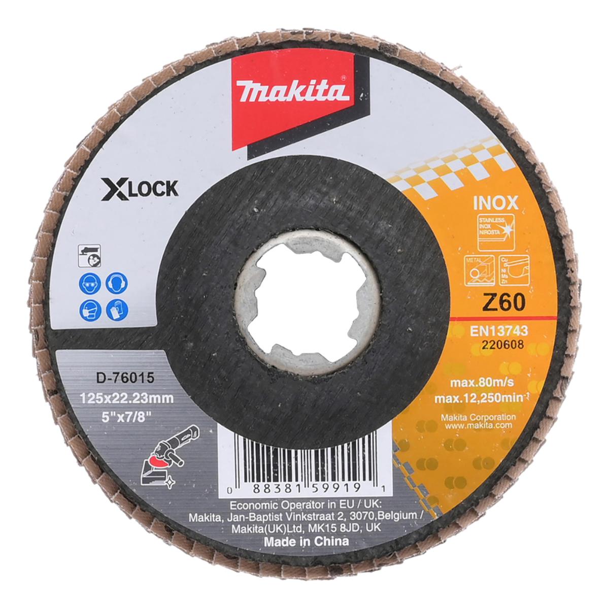 Makita Fächerscheibe X-LOCK 125mm
