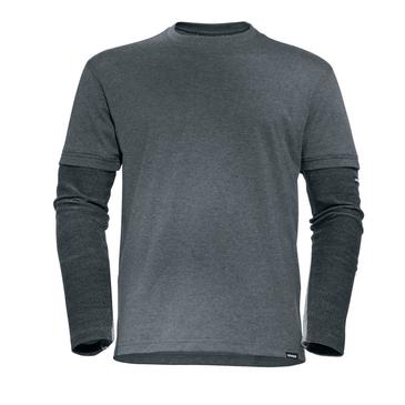 uvex cut nanoflex T-shirt Langarm - Longsleeve anthrazit/melange