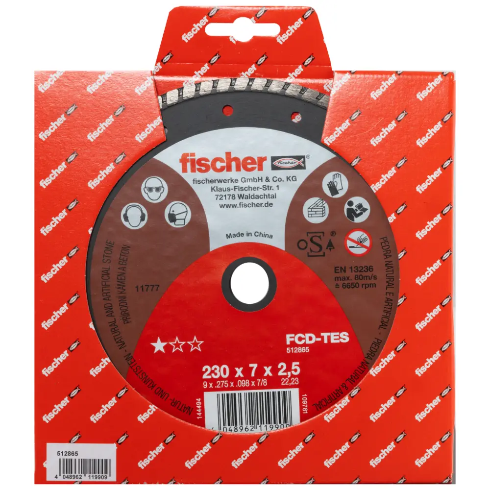 Fischer Diamanttrennscheibe TES 2,5/180 turbo