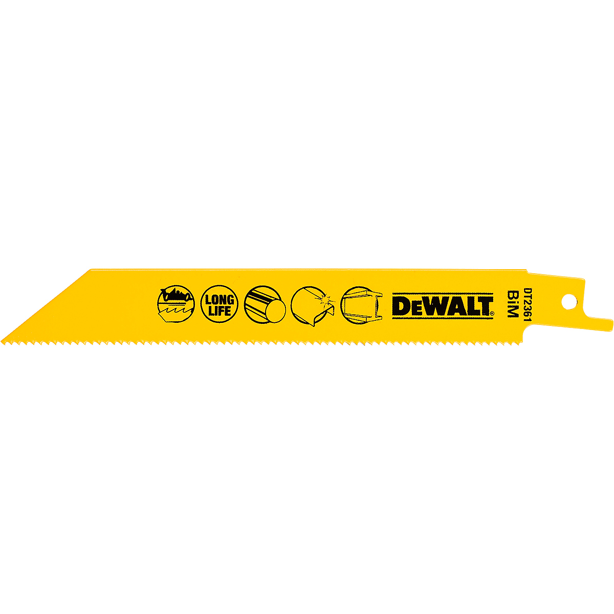DEWALT Bi-Metall Säbelsägeblatt für Metall 5 Stück