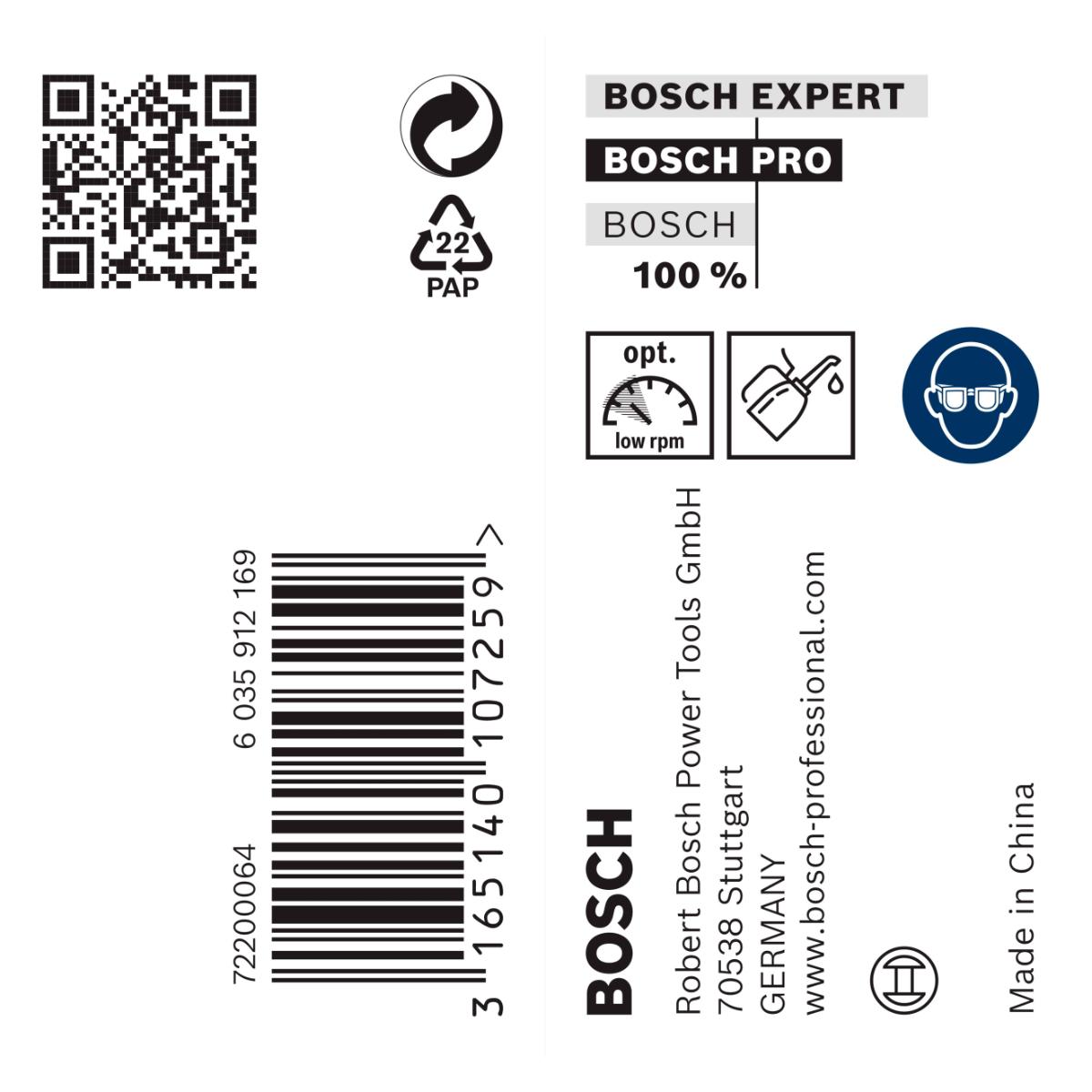 Bosch PRO Kegelsenker mit zylindrischem Schaft
