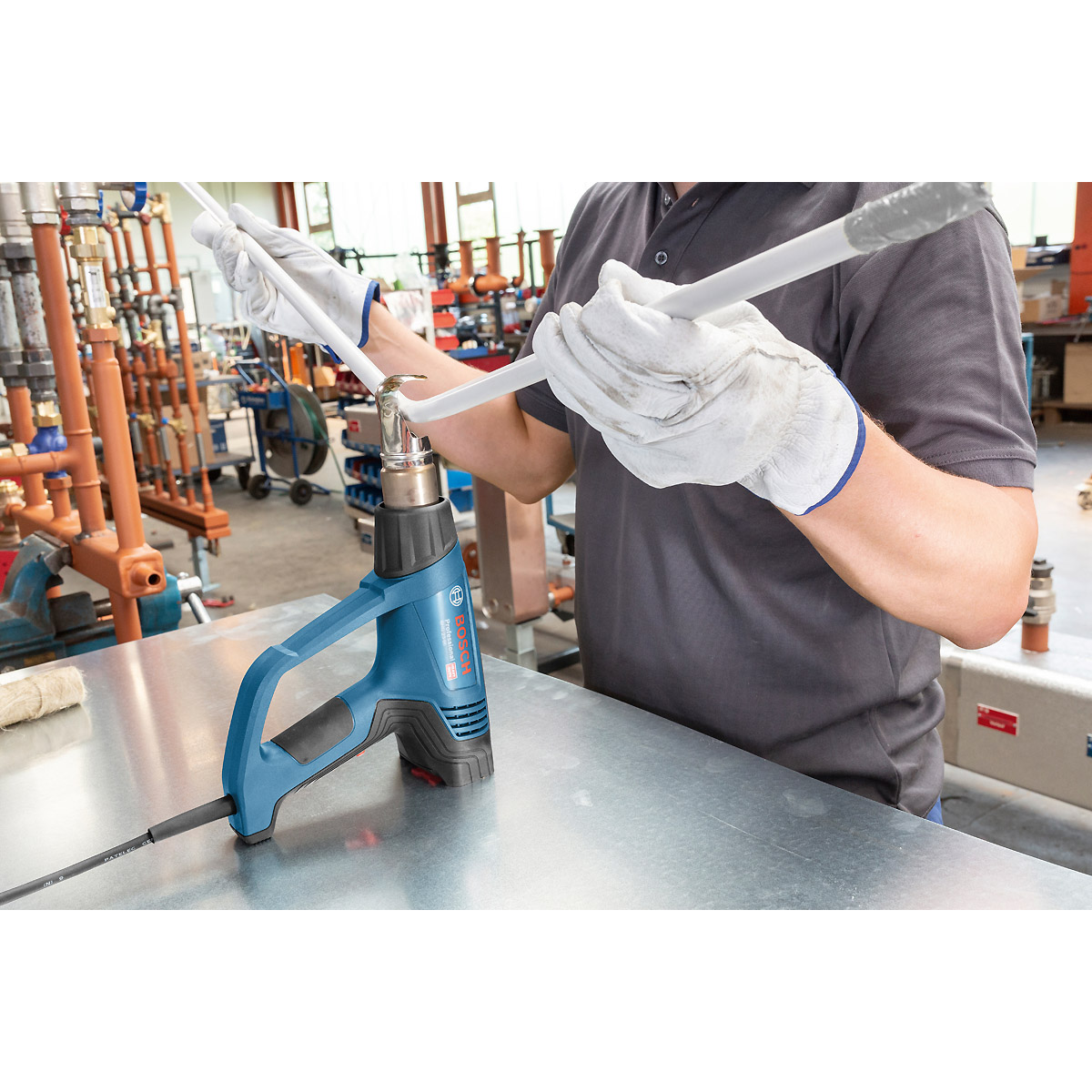 Bosch Heißluftgebläse GHG 23-66, 2 Düsen