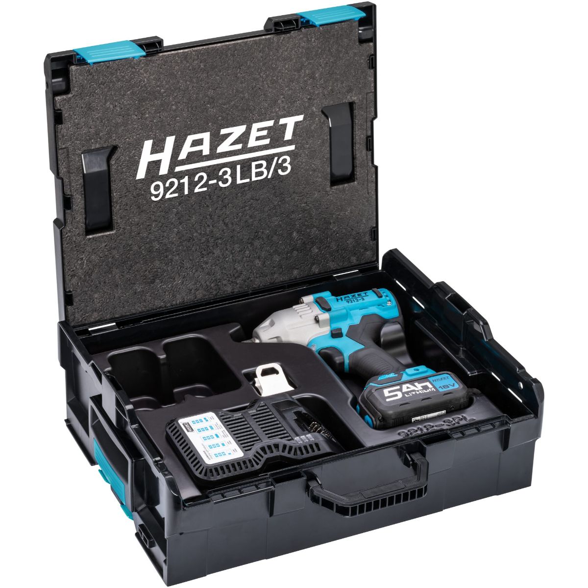 HAZET Akku Schlagschrauber 1/2 Zoll 3-teilig Lösemoment max. 700 Nm